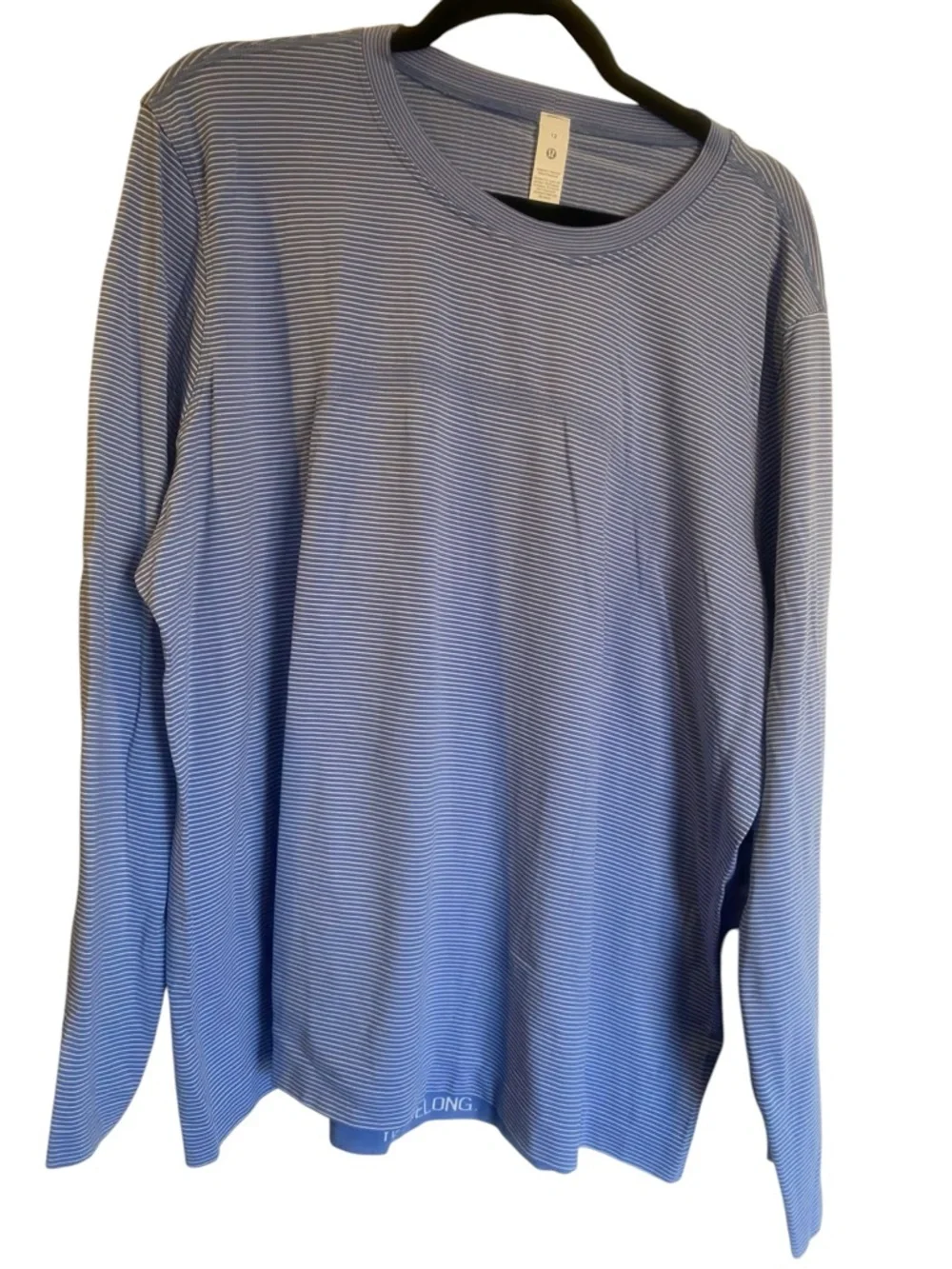 NWT Lululemon swiftly relaxed long sleeve BLUE Size 12